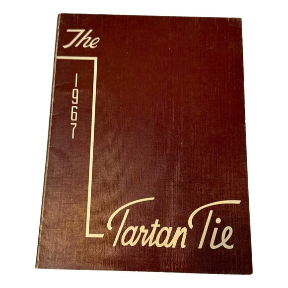 Lindsay Place High School Tartan Tie Yearbook 1969 Pointe Claire Quebec Book - Picture 1 of 6